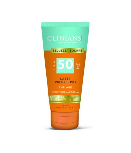 CLINIANS SOLARE LATTE PROTETTIVO ANTI-AGE SP50 150 ML - Tre Pi Profumerie