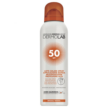 DERMOLAB LATTE SOLARE SPRAY PROTEZIONE ALTA SPF 50 150 ML - Tre Pi Profumerie