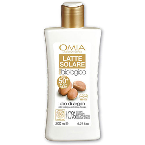 OMIA LATTE SOLARE ARGANSPF 50 200 ML - Tre Pi Profumerie