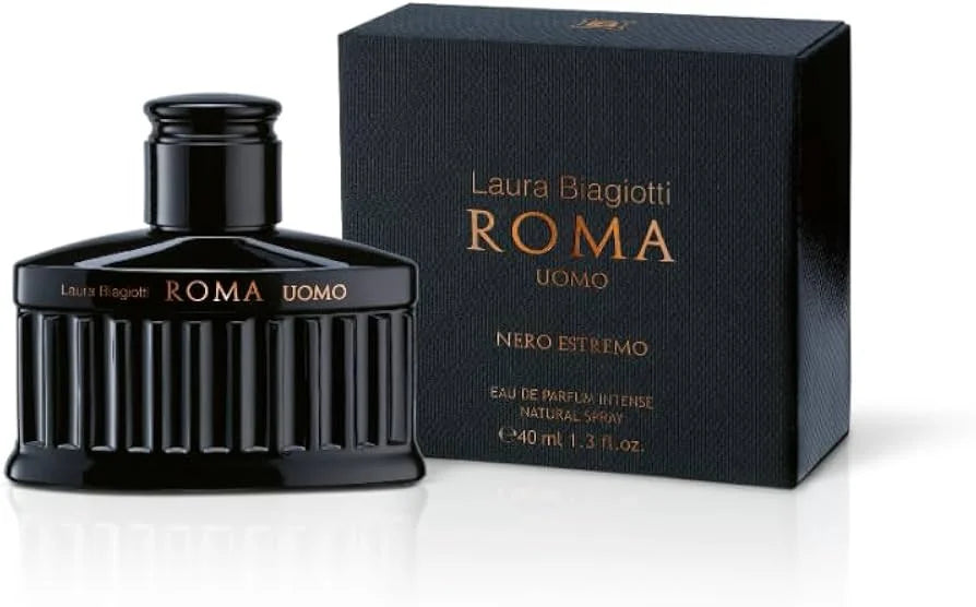 LAURA BIAGIOTTI ROMA UOMO NERO ESTREMO EDP INTENSE 40 ML