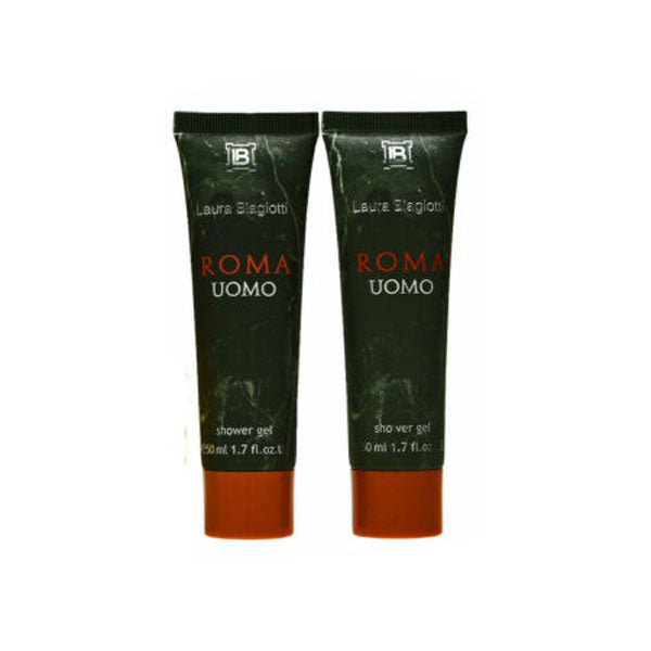 LAURA BIAGIOTTI ROMA UOMO COFANETTO EDT 75 ML +SHOWER 2X50ML - Tre Pi Profumerie
