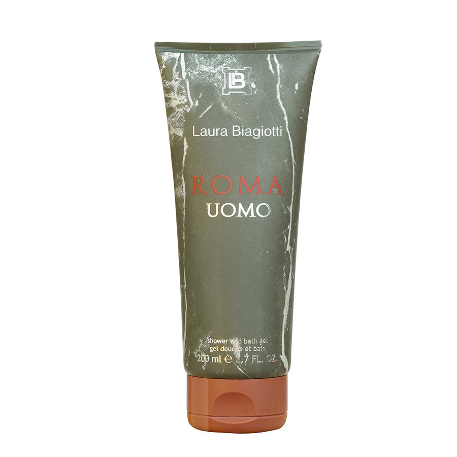 LAURA BIAGIOTTI ROMA UOMO SHOWER GEL 200 ML UNCRT - Tre Pi Profumerie
