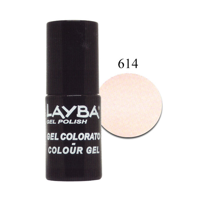 LAYLA LAYBA SMALTO SEMIPERMANENTE GEL POLISH PINK LIMBO 614 - Tre Pi Profumerie