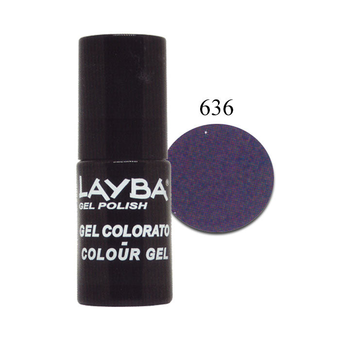 LAYLA LAYBA SMALTO SEMIPERMANENTE GEL POLISH PURPLE DESIRE 636 - Tre Pi Profumerie