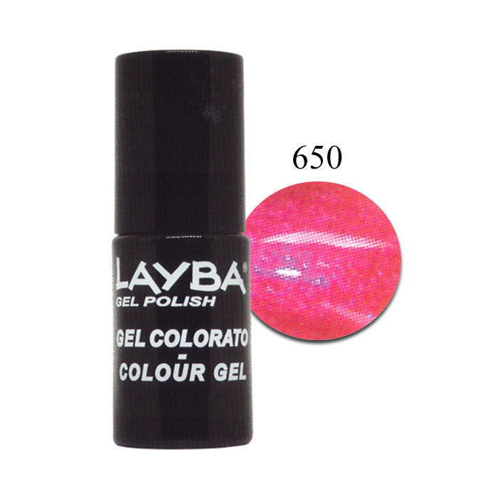 LAYLA LAYBA SMALTO SEMIPERMANENTE GEL POLISH SHOKING PING 650 - Tre Pi Profumerie