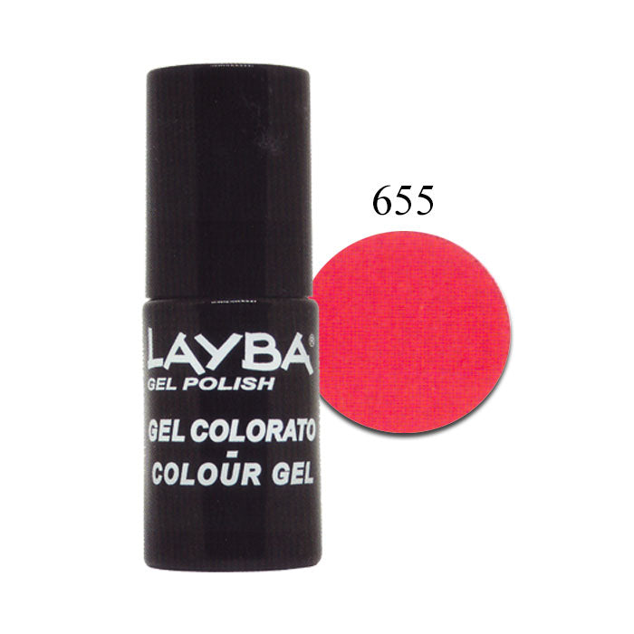 LAYLA LAYBA SMALTO SEMIPERMANENTE GEL POLISH PUNCHY CORAL 655 - Tre Pi Profumerie