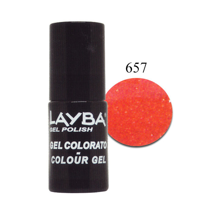 LAYLA LAYBA SMALTO SEMIPERMANENTE GEL POLISH HEY RED 657 - Tre Pi Profumerie