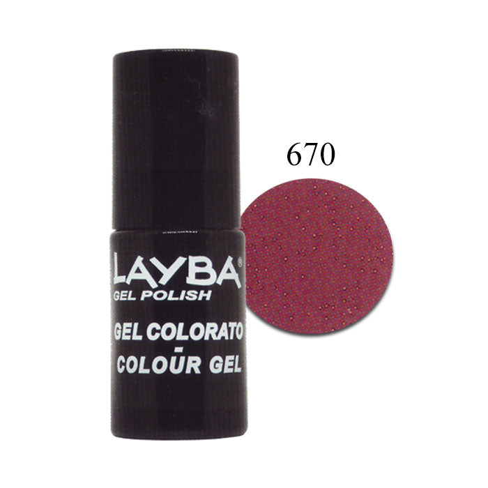 LAYLA LAYBA SMALTO SEMIPERMANENTE GEL POLISH SCARLET 670 - Tre Pi Profumerie