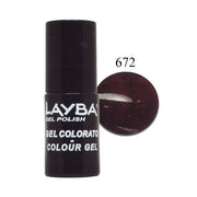 LAYLA LAYBA SMALTO SEMIPERMANENTE GEL POLISH ROUGE NOIR 672 - Tre Pi Profumerie