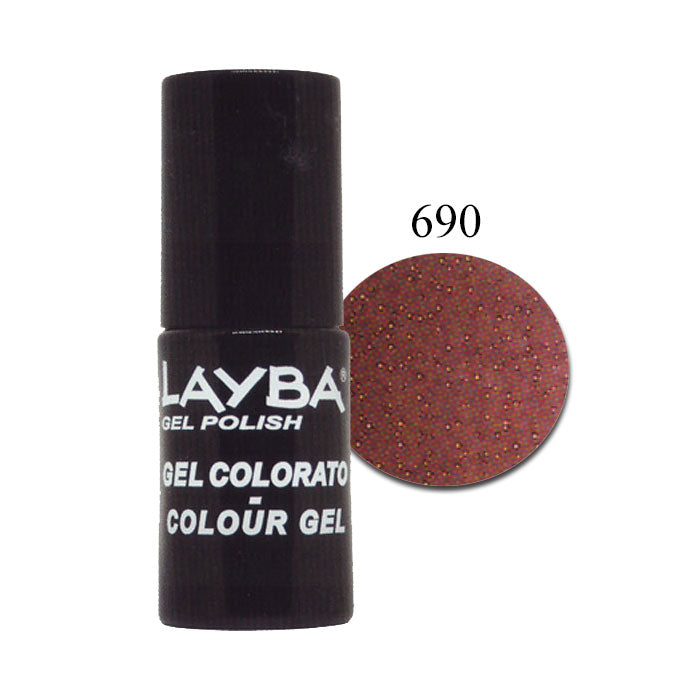 LAYLA LAYBA SMALTO SEMIPERMANENTE GEL POLISH SALSA 690 - Tre Pi Profumerie