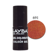 LAYLA LAYBA SMALTO SEMIPERMANENTE GEL POLISH RED GOLD 691 - Tre Pi Profumerie