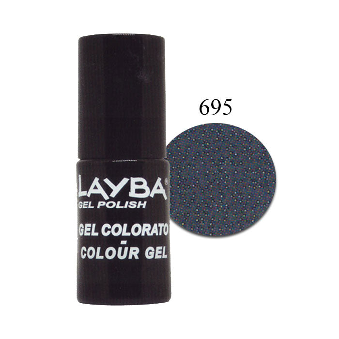 LAYLA LAYBA SMALTO SEMIPERMANENTE GEL POLISH MR.GREY 695 - Tre Pi Profumerie