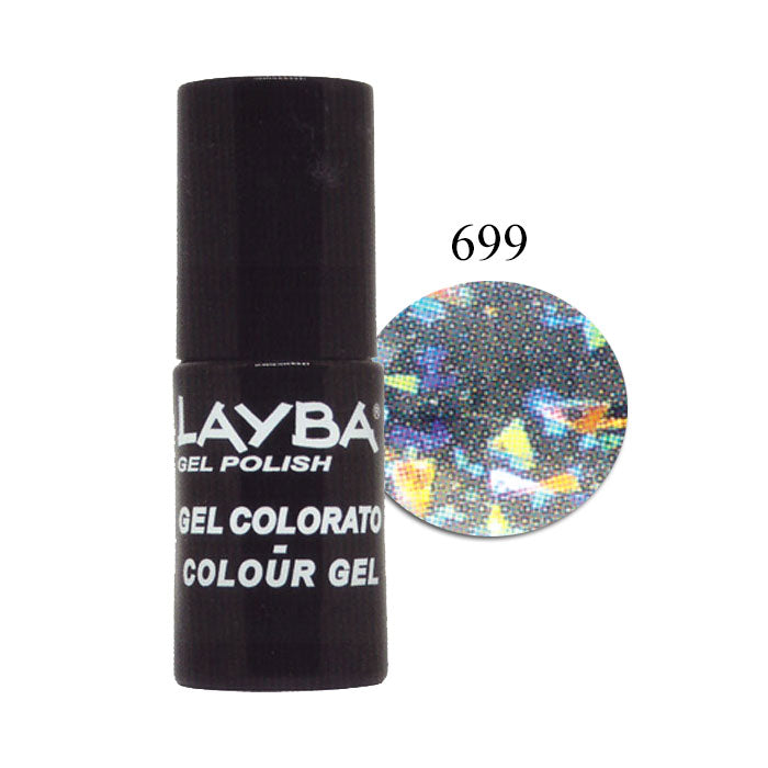 LAYLA LAYBA SMALTO SEMIPERMANENTE GEL POLISH BLUE DUEL BLING 699 - Tre Pi Profumerie