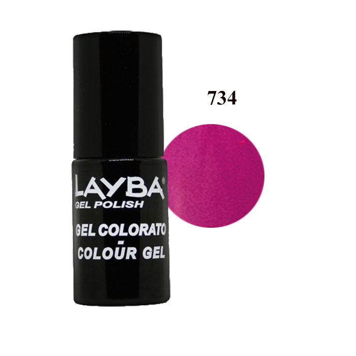 LAYLA LAYBA SMALTO SEMIPERMANENTE GEL POLISH NAILPORN 734 - Tre Pi Profumerie