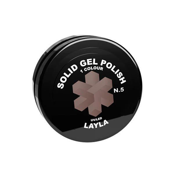 LAYLA GEL SOLIDO REMOVIBILE BROWN NUDE 5 - Tre Pi Profumerie