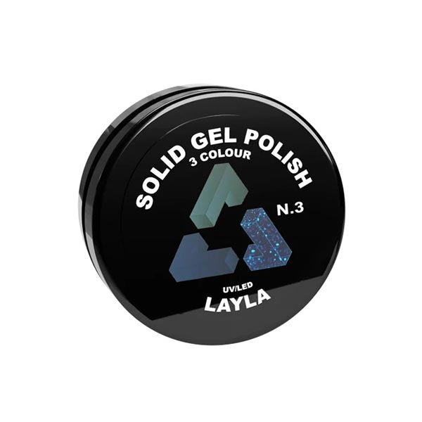 LAYLA GEL SOLIDO REMOVIBILE TRIO MYSTIC TEAL 3 - Tre Pi Profumerie