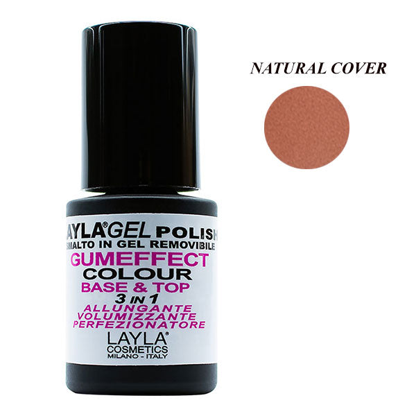 LAYLA SMALTO GEL POLISHGUMEFFECT 3 IN 1 NATURAL COVER 04 - Tre Pi Profumerie
