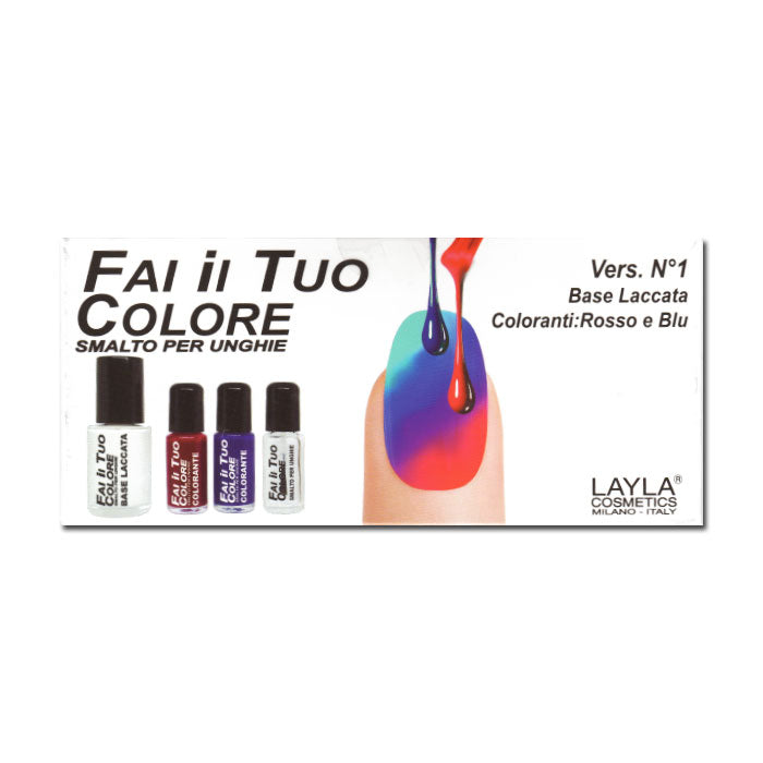 LAYLA KIT SMALTO FAI ILTUO COLORE VERSIONE N.1 - Tre Pi Profumerie