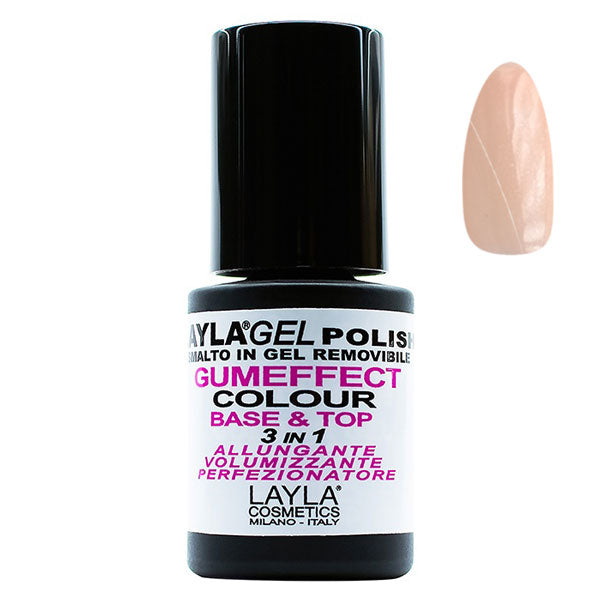 LAYLA SMALTO GEL POLISHGUMEFFECT 3 IN 1 GOLD SANDS 25 - Tre Pi Profumerie