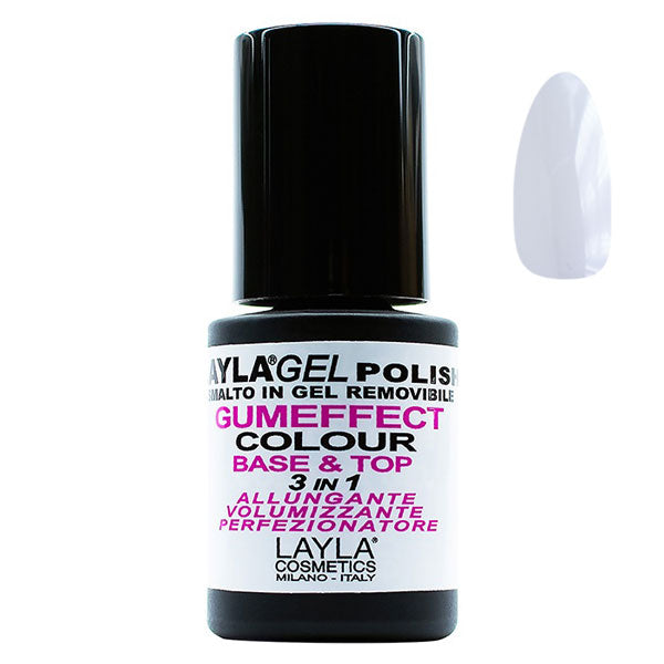 LAYLA SMALTO GEL POLISHGUMEFFECT 3 IN 1 MILKY GREY 24 - Tre Pi Profumerie