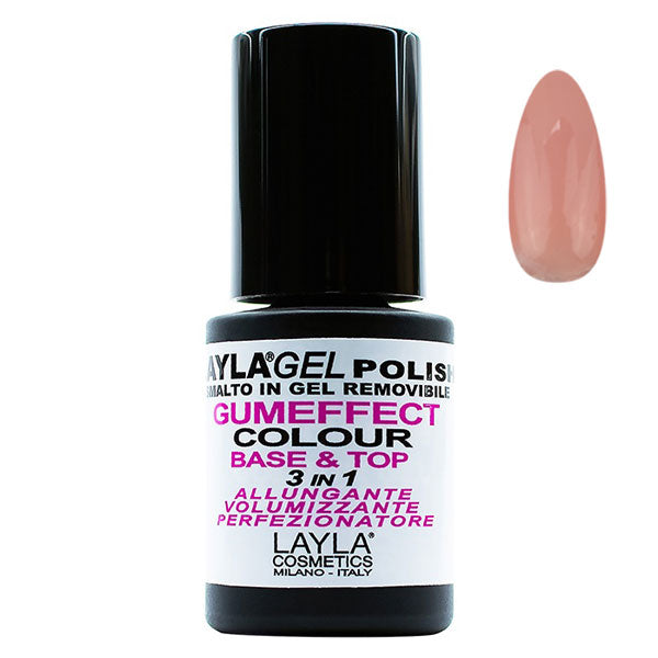 LAYLA SMALTO GEL POLISHGUMEFFECT 3 IN 1 NATURAL PINK 03 - Tre Pi Profumerie
