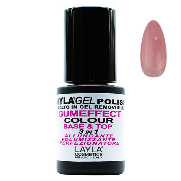LAYLA SMALTO GEL POLISHGUMEFFECT 3 IN 1 NUDE LAVANDER 02 - Tre Pi Profumerie