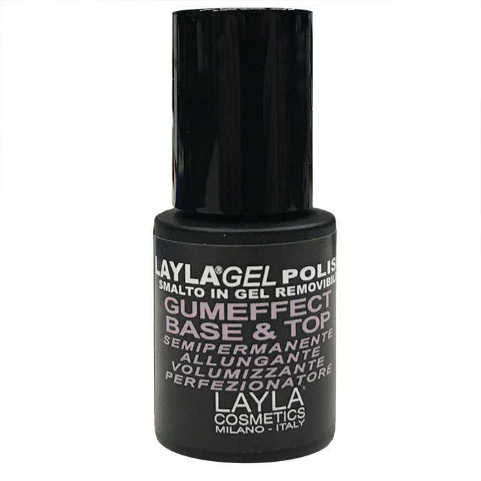 LAYLA SMALTO GEL POLISHGUMEFFECT BASE & TOP COAT 10 ML - Tre Pi Profumerie