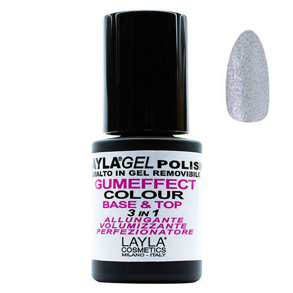 LAYLA SMALTO GEL POLISHGUMEFFECT 3 IN 1 HOLO THRONE 34 - Tre Pi Profumerie