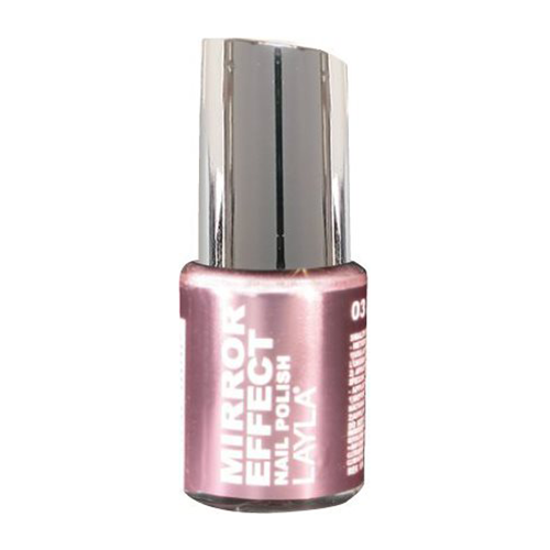 LAYLA SMALTO MIRROR EFFECT PINK IRON 03 - Tre Pi Profumerie