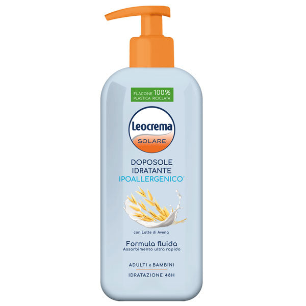 LEOCREMA SOLARE DOPOSOLE IPOLLARGENICO 400 ML - Tre Pi Profumerie