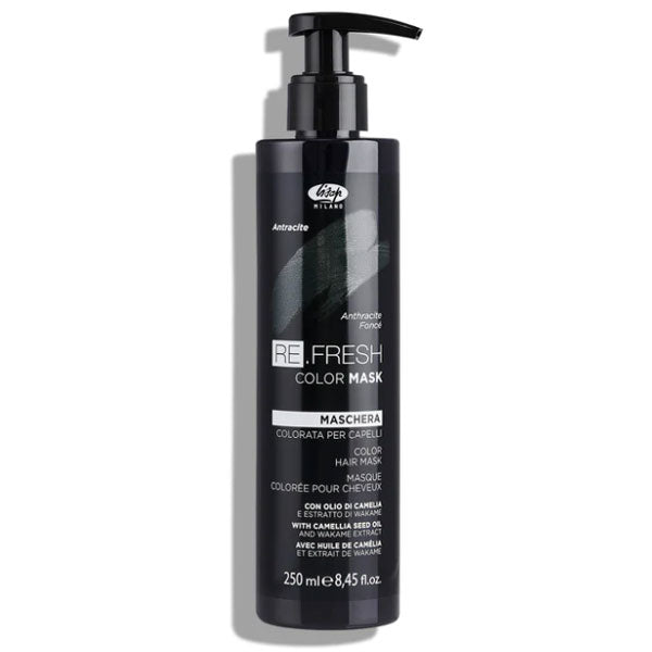 LISAP REFRESH MASCHERA COLORATA CAPELLI ANTRACITE 250 ML - Tre Pi Profumerie