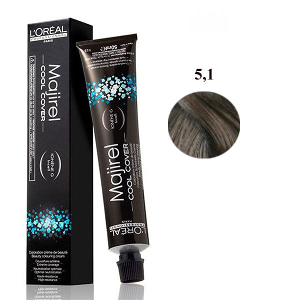 L'OREAL PROFESSIONNEL MAJIREL COOL COVER CASTANO CHIARO CENE 5.1 - Tre Pi Profumerie