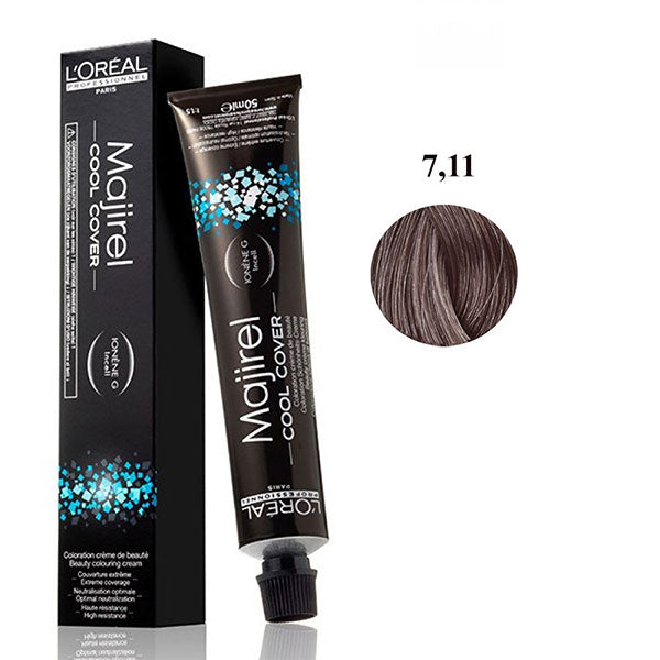 L'OREAL PROFESSIONNEL MAJIREL COOL COVER BIONDO CENERE PROF 7.11 - Tre Pi Profumerie
