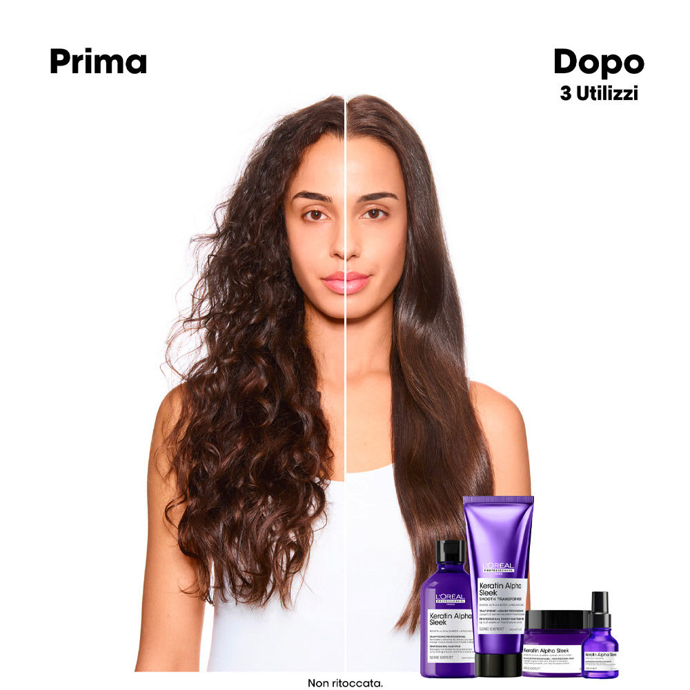 L'OREAL PROFESSIONNEL SHAMPOO KERATIN ALPHA SLEEK 500 ML