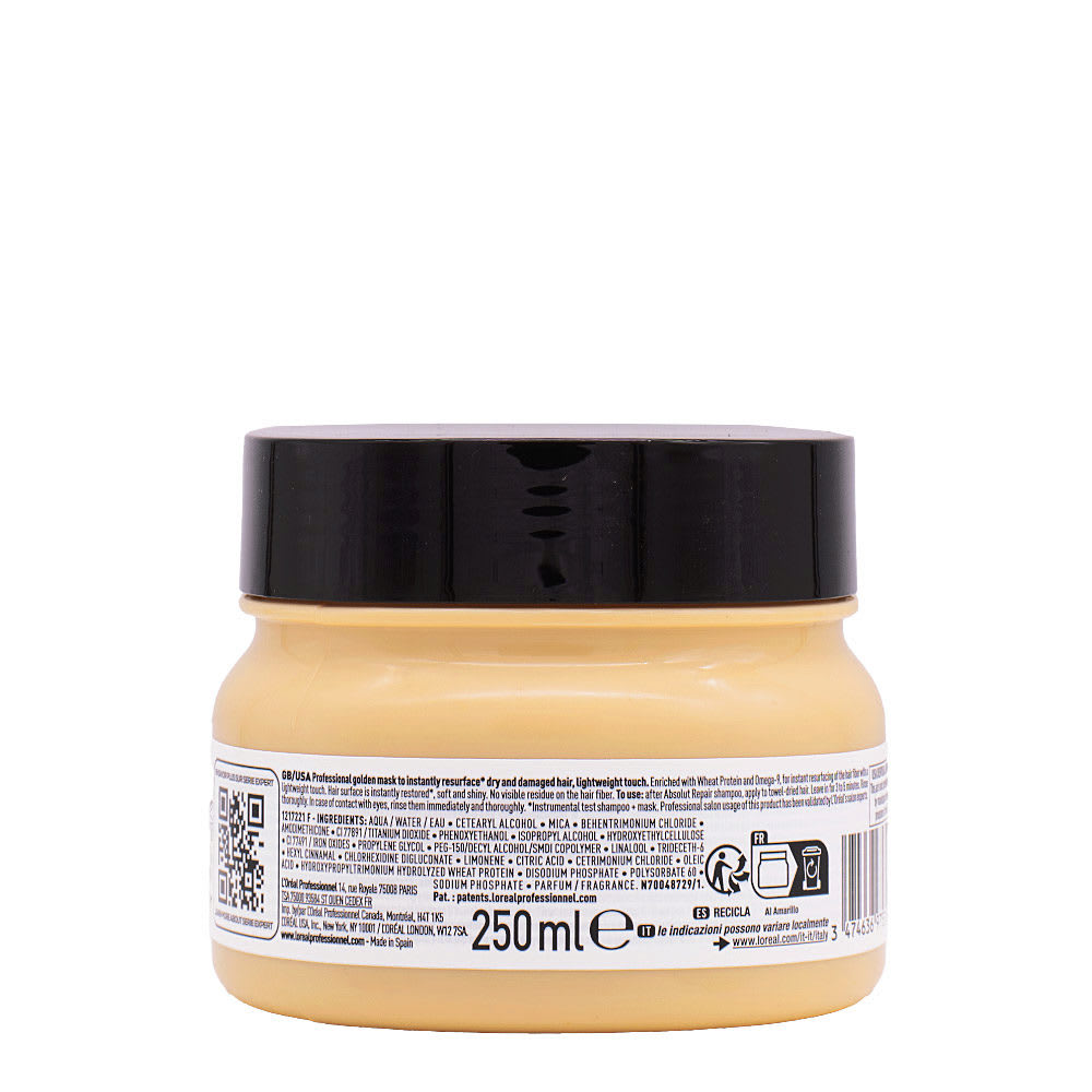 L'OREAL SERIES EXPERT MASCHERA ABSOLUT REPAIR GOLDEN 250 ML