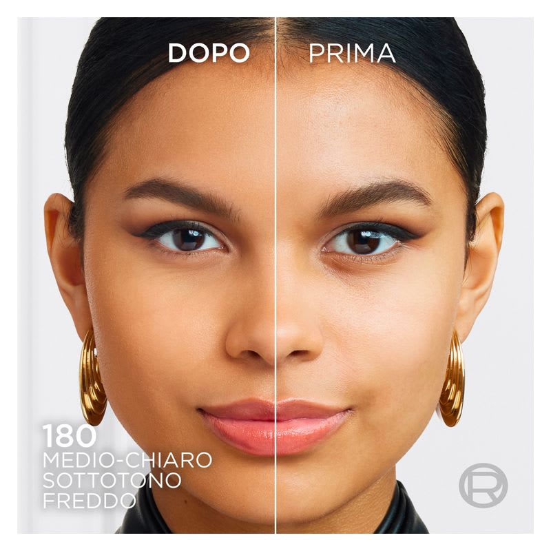 L'OREAL SKIN INK FONDOTINTA E CORRETTORE 2 IN 1 MEDIUM COOL 180