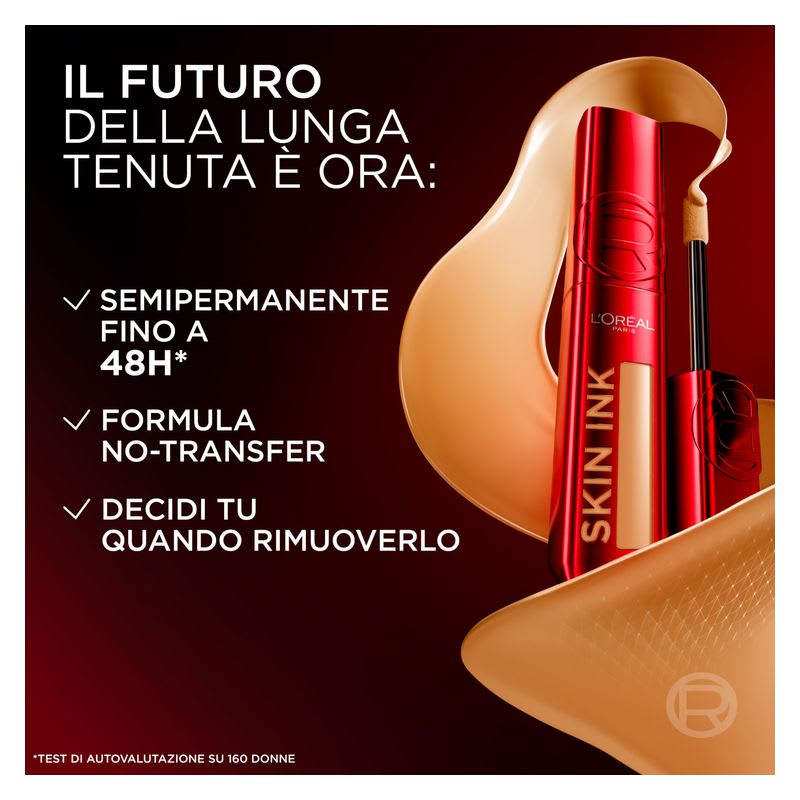 L'OREAL SKIN INK FONDOTINTA E CORRETTORE 2 IN 1 WARM 300