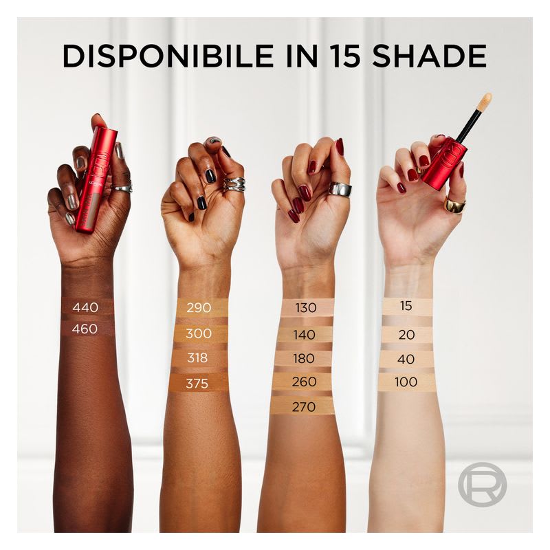 L'OREAL SKIN INK FONDOTINTA E CORRETTORE 2 IN 1 WARM DORE 260