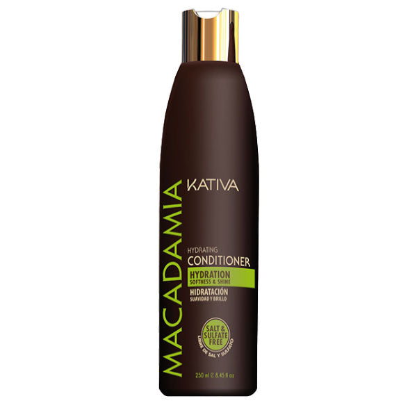 KATIVA MACADAMIA CONDITIONER HYDRATION SOFTNESS&SHINE 250 ML - Tre Pi Profumerie