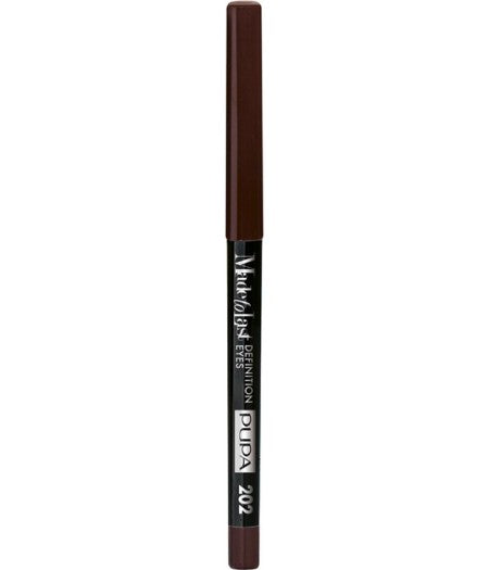 PUPA MADE TO LAST MATITA OCCHI DEFINITION DARK COCOA 202 - Tre Pi Profumerie