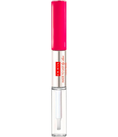 PUPA LIP DUO ROSSETTO MADE TO LAST GERANIUM FUCHSIA 04 - Tre Pi Profumerie