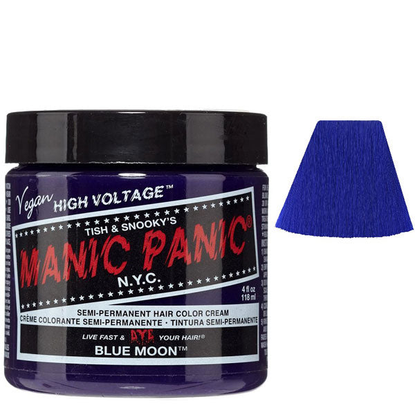 MANIC PANIC SEMI PERMANENT HAIR COLOR BLUE MOON - Tre Pi Profumerie