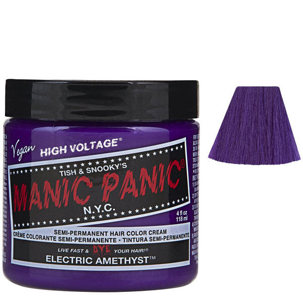 MANIC PANIC SEMI PERMANENT HAIR COLOR ELECTRIC AMETHYST - Tre Pi Profumerie