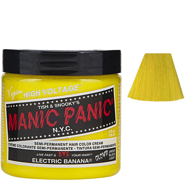 MANIC PANIC SEMI PERMANENT HAIR COLOR ELECTRIC BANANA - Tre Pi Profumerie