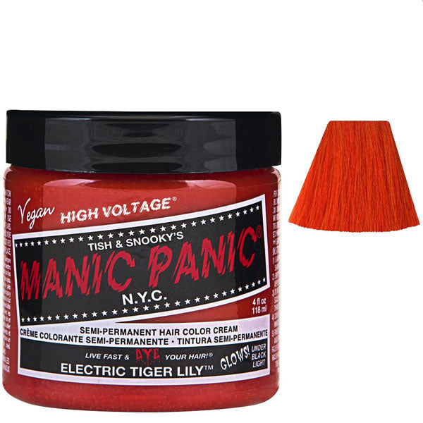 MANIC PANIC SEMI PERMANENT HAIR COLOR ELECTRIC TIGER LILY - Tre Pi Profumerie