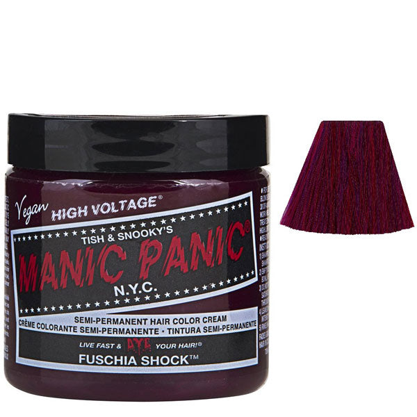 MANIC PANIC SEMI PERMANENT HAIR COLOR FUSCHIA SHOCK - Tre Pi Profumerie