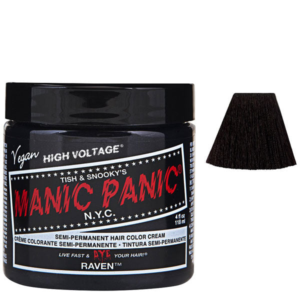 MANIC PANIC SEMI PERMANENT HAIR COLOR RAVEN - Tre Pi Profumerie