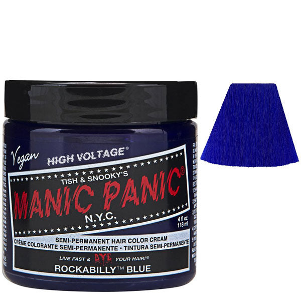MANIC PANIC SEMI PERMANENT HAIR COLOR ROCKABILLY BLUE - Tre Pi Profumerie