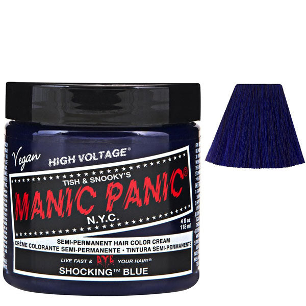 MANIC PANIC SEMI PERMANENT HAIR COLOR SHOCKING BLUE - Tre Pi Profumerie