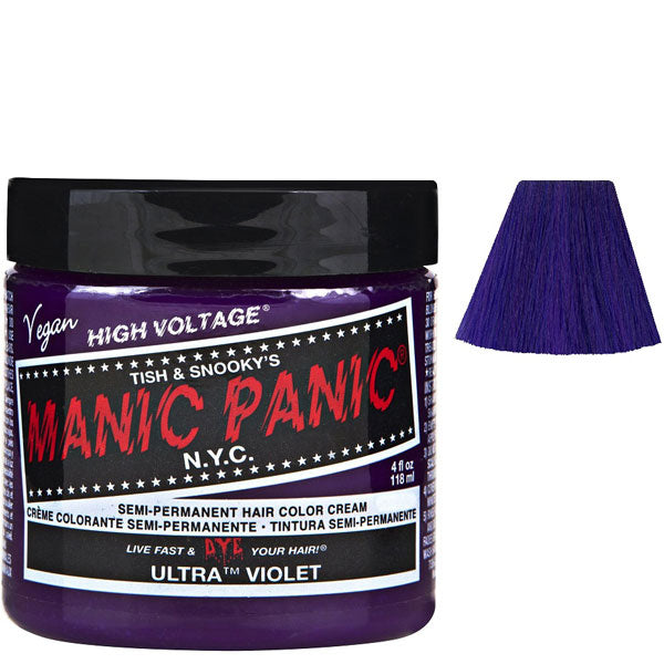 MANIC PANIC SEMI PERMANENT HAIR COLOR ULTRA VIOLET - Tre Pi Profumerie